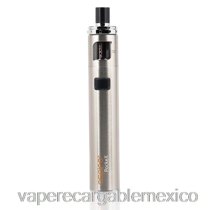 Vape Recargable Aspire Pockex Aio Kit De Inicio Acero Inoxidable